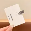 Pinza de Pato Pequeña con Lazo de Pedrería Lateral, Pasador Exquisito de Gama Alta, Mini Pinza para Flequillo