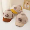 Sombrero de Protección para Orejas Estilo Coreano para Niños Otoño e Invierno Gorra de Pato Cálida a Prueba de Viento Felpa Bebé Ciclismo Niño Sombrero Lei Feng