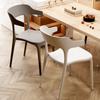 Sillas de Plástico para Casas de Alquiler, Taburetes de Plástico Modernos y Elegantes, Extra Gruesos y Engrosados, Envío Gratuito, Sillas de Comedor Simples y Duraderas