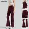 Leggings Acampanados de Cintura Alta Personalizados para Mujer, Secado Rápido, Pantalones de Yoga de Alta Elasticidad para Deportes al Aire Libre
