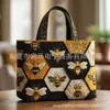 Bolso de Mano con Estampado de Moda Tendencia para Mujer 3D Transfronterizo Nuevo Producto Temu Amazon Bolso de Hombro Lona 300g