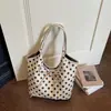 Bolsa de Hombro con Lunares de Gran Capacidad, Moda, Lazo, Nueva Versátil, Transfronteriza, Primavera 2026, para Mujer