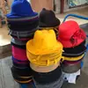 Processamento de chapéu de lã de cashmere feminino 6 peças por topo