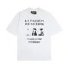Hesito os Ricos Segunda Geração Bonitos High Street Erd Manga Curta Atacado Transfronteiriço Soltos Casuais Tops Camisetas para Homens e Mulheres Verão