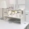 Estante de almacenamiento de escritorio multicapa transfronterizo para escritorios, papelería y libros; organizador de escritorio y estante de almacenamiento