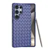 Capa de Celular com Padrão Trançado Tudo Incluído Adequada para Samsung S26Ultra Tendência S25Plus Capa Protetora com Resfriamento S25 Anti-Queda