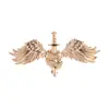 Asas de Anjo Retrô Europeias e Americanas Insígnia Masculina Broche de Terno Fivela de Alfinete Feminina Cobra Personalidade Corsage Medalha Acessórios