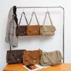 Bolso de mano estilo Chanel en ante, bolso de hombro casual versátil, piel de vacuno de capa superior, bolso tote de gran capacidad para mujer para ventas transfronterizas