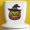 Mg-M075 Halloween Calcomanías Personalizadas con Capucha de Calabaza para Inodoro Baño Hogar Embellecimiento Calcomanías de Pared Venta al por Mayor