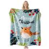 Manta de Franela Temática Navideña Transfronteriza Manta para Siesta Fabricante 231 Modelos en Stock Soporte para Personalización Según Dibujos
