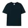 Camiseta de Color Sólido Transfronteriza, Algodón Puro de 220g, Cuello Redondo, Mangas Cortas, Estampado Digital Personalizado con Gráfico Grande, Una Pieza Hecha a Medida en Nanjing