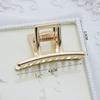 Pinza para el pelo de metal estilo minimizado Pinza pequeña para el pelo Accesorios para el pelo retro europeos y americanos Accesorios para la cabeza coreanos