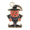 Transfronterizo 125 Goteo de aceite Fantasma de Halloween Calavera Murciélago Muerte Colgante DIY Pulsera Llavero Colgante de Joyería