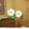 Florero de Pintura al Óleo Estilo Italiano de Loto y Peonía Arreglo Floral Decoración Adornos de Entrada Arreglo Floral de Piso para Bodas Venta al por Mayor