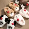 Chinelos de inverno 2026 para bebês, meninos e meninas, com estampas fofas de desenhos animados, com forro adicional de fleece para aquecimento, adequados para uso interno e feitos de algodão