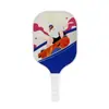Raqueta de Pickleball de Fibra de Carbono T700 Color UV Impreso Color Sólido Árbol de Pepinillos Fibra de Vidrio Específica para Competición Raqueta de Tenis Blanco Puro