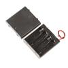 No. 5 12348 Caja de Batería con Tapa e Interruptor, No. Portapilas 5 AAA, Compartimento para Baterías Serie 18650