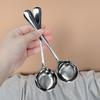 Cuchara de Acero Inoxidable Profunda, Cuchara de Sopa Doméstica Profunda y Engrosada de Fondo Plano, Cuchara, Cuchara para Comer para Adultos y Niños