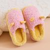 Novas pantufas infantis de algodão 2022 desenho de galho de veado moda fofa para casa quentes resistentes ao desgaste pantufas infantis de algodão