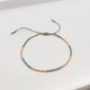 Ins Nicho Original Feito à Mão Tecido Contas Amuleto Corda de Mão Contas de Arroz MIiyuki Pulseira Extremamente Pequena Mesmo Estilo para Meninas