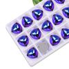 Triângulo Gordo Fundo Plano Costurado à Mão Broca Triângulo Gordo Vidro AB Fivela Plana Strass Acessórios de Joia DIY Acessórios para Vestuário Adesivo Broca