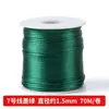 Lin 100.5m Cordón para Nudo Chino Pulsera de Hilo Rojo Tejido Materiales DIY Cuerda Dorada para la Mano Cordón para Tejido de Hilo Rojo
