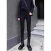 Leggings Jeans de Maternidad Estilo Primavera y Otoño Ropa Exterior 2026 Estilo Nuevo Período de Embarazo Otoño e Invierno Con Felpa Ropa de Otoño para Madre Embarazada