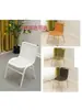 Silla de Ratán con Respaldo para Uso en Casa, Adecuada para Personas Mayores, Ocio, Balcón, Exterior, Jardín, Silla Individual Tejida, Simple y Moderna