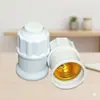 Cabezal de lámpara colgante, base de lámpara colgante en espiral con tornillo E27, portalámparas, bombilla de bajo consumo
