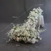 Arreglos florales para fiestas de cumpleaños, flores de mesa tipo cascada, guirnaldas de flores colgantes, exhibiciones decorativas para ventanas, arreglos florales colgantes, flores para decoración de bodas y compromisos