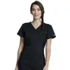 Tops médicos de manga corta, secado rápido, elásticos, que absorben la humedad, con logo personalizable, top individual de bloques de color transfronterizo