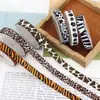 Fita Rosqueada com Impressão Digital Personalizada pelo Fabricante com Fita de Transferência Térmica Fita para Embalagem de Presente Estampa de Leopardo Estampa de Zebra Moda