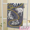 Toalla de Baño de Gasa de Algodón Puro Toalla Grande de Cuatro Capas Absorbe Agua y No Suelta Pelusa para Adultos y Niños Hogar Hombres y Mujeres Batas de Baño para Adultos