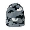 Gorro de inverno para atividades ao ar livre, chapéu de lã para andar, chapéu quente, chapéu para o frio, gorro casual, gorro camuflado para homens