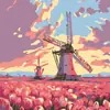 Nuevo Pintura al Óleo Digital Transfronteriza DIY Colorear Pintura Paisaje Curativo Colorear Pintado a Mano Venta al por Mayor Artículos Populares para Niños