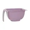 Set de Herramientas para Teñir el Cabello Estilo Chino Bolsa de Regalo Rosa Cepillo de Doble Cara para Teñir el Cabello Mezclador de Crema de Tinte Recipiente para Aceite de Horneado Cepillo Peine para Teñir el Cabello