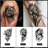 Raptor, dragón, león, tigre, lobo, águila pegatinas de tatuaje de animales, jugo de hierbas, impermeable, de larga duración, sensación de alta gama, para brazos de hombres y mujeres