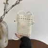 Bolso Pequeño Calado de Moda para Mujer, Nuevo Bolso Cruzado de Moda Verano 2026 para Viajes, Bolso Sencillo y Elegante para Teléfono