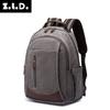 Suministro directo transfronterizo de mochila de lona de moda europea y americana color sólido bolso de hombro para hombre mochila para computadora para hombre y mujer venta al por mayor