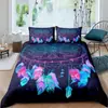 Juego de Cama de Tres Piezas Amazon Atrapasueños Bohemio Impresión Digital 3D Ropa de Cama Exportación Transfronteriza Textiles para el Hogar
