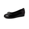 Zapatos Planos Redondos de Color Nude Suave con Lazo 2026 Nuevo Estilo Hada Francesa para el Trabajo Casual Zapatos Bajos Individuales