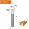 Brocas para Tupia Estilo Britânico Yadeng, Ferramentas de Fresagem para Marcenaria, Cabeças de Fresadora de Acabamento, Frezas para Junta de Cola de Andorinha, Brocas para Tupia, Brocas para Tupia de Aço Tungstênio Feitas Sob Medida