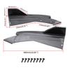 Coche universal esquina trasera modificación de coche negro brillante fibra de carbono brillante pala trasera protector parachoques trasero labio trasero 6063#