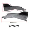 Protector universal de esquina trasera para automóvil 48 cm negro brillante pala trasera modificada para coche protección de parachoques trasero labio trasero