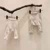 Calças de bebê populares para primavera e outono, calças compridas de algodão, calças PP, leggings infantis de grau A, calças de wrap para bebê
