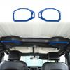 Adecuado para Jeep 18-24 Wrangler Jeep Wrangler modificado ABS cubierta de anillo de bocina de techo accesorios