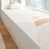 Linha de creme estilo ins almofada de bay window tapete de cabeceira tapete tapete de quarto tapete de sala de estar tapete de laço longo para quarto piso do quarto