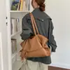 Bolsa de Gran Capacidad Estilo Coreano para Mujer Otoño 2026 Nuevo Bolso Tote de Moda Simple de Tendencia Alta Apariencia Bolso de Hombro Único para el Trabajo