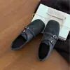 ¡Aumenta la altura! Zapatos de vestir cuadrados vintage con talla para mujer, otoño e invierno, nuevos, estilo británico, zapatos de vestir, zapatos de cuero negro
