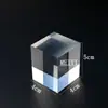 Colunas Quadradas de Cristal Transparente Acrílico Placa de Vidro para Joias Acessórios Decorativos Base de Produto Adereços para Fotografia